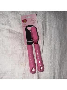 PARIS HILTON CAN OPENER WITH BOTTLE OPENER PINK PARIS HILTON BOTTLE OPENER